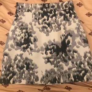 H and M high waisted mini skirt